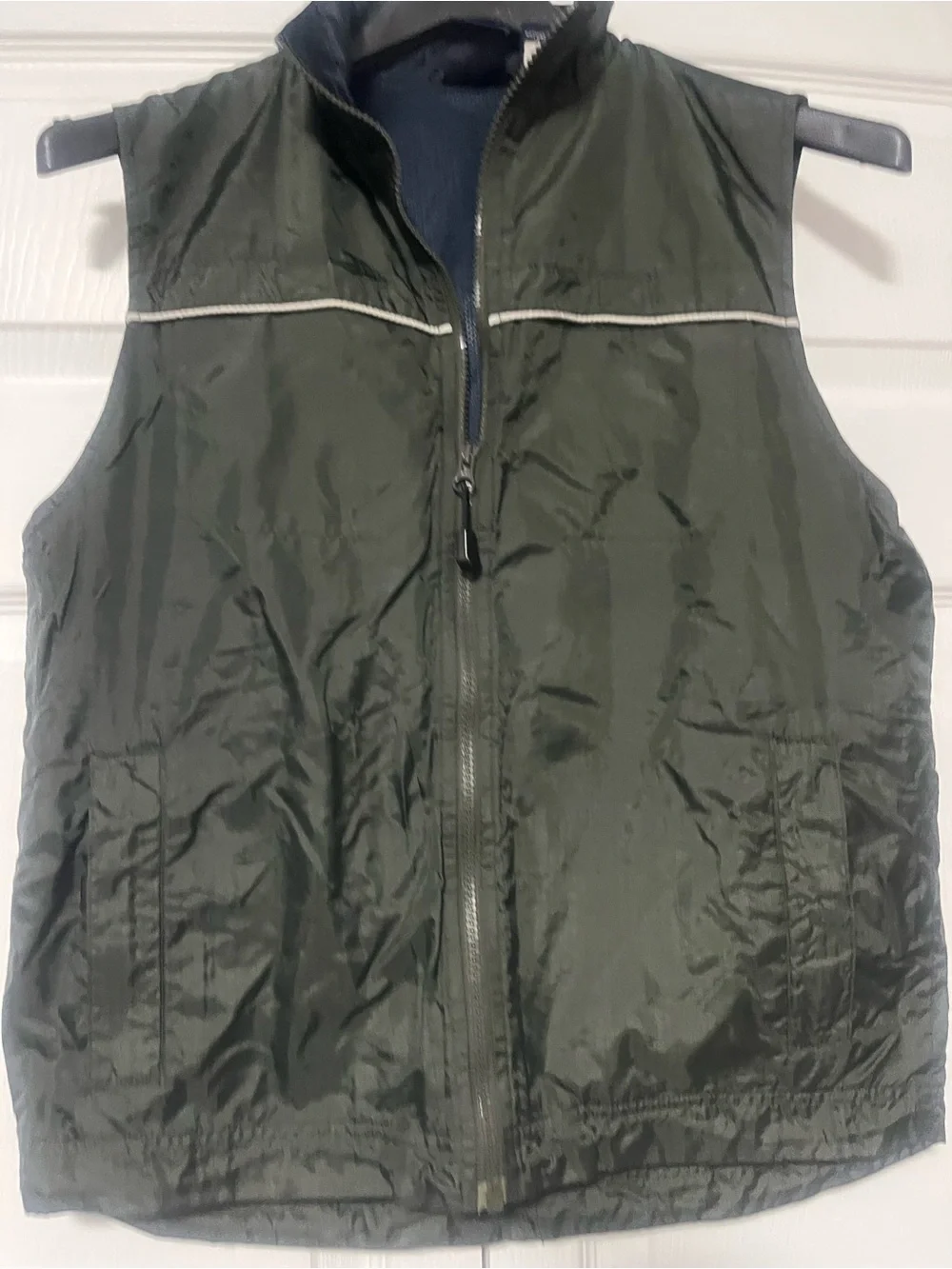 GAP kids Navy Zip Front Lightweight Vest